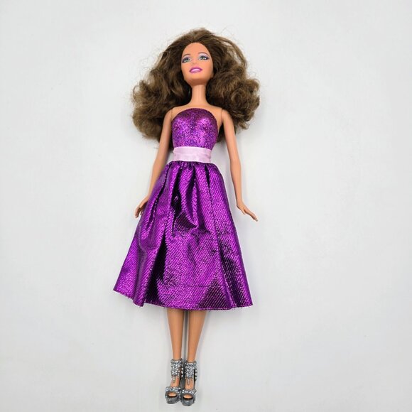 Sparkle Teresa Barbie Doll Purple Dress 2010 T7592 Read - Picture 13 of 16